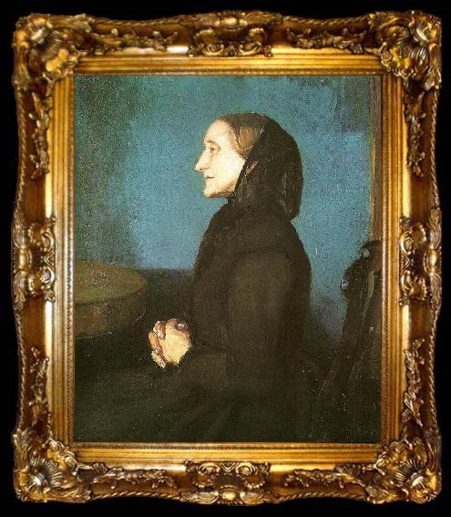 framed  Anna Ancher anna hedvig brondum, ta009-2